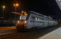 Am Morgen des 14.10.14 wartet 1442 128 in Bitterfeld auf die Abfahrt nach Gaschwitz.
