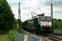 ES 64 F4-282 mit dem 48670 aus der Schweiz in Richtung Norden am Nachmittag des 12.07.14 n�rdlich von Leutersberg.