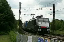 ES 64 F4-990 mit dem 43090 von Gallerate nach Ludwigshafen BASF Ubf am Nachmittag des 12.07.14 n�rdlich von Leutersberg.