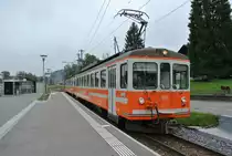 ASM Reservetriebwagen im Einsatz: Be 4/4 103+104 in St. Urban, 27.10.2014.

