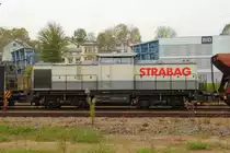 203 841-2 Strabag im Coburger G�terbahnhof am 26.10.2014.