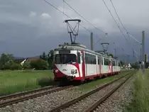 RNV OEG Düwag GT8 Doppeltraktion 4101+xxxx am 15.05.11 bei Edingen