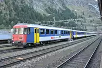 Doppel RBe Pendel zum wahrscheinlich letzten Mal abgestellt in G�schenen: RBe 540 034-6, 6 EWI und RBe 540 039-5, 26.10.2014.