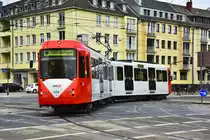 2416 (ex. 2116) als sechster fertig sanierter B-Wagen auf der Kreuzung Aachener Str./Gürtel bei seinem 2000 km Test am 23.10.2014.