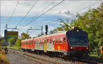 SŽ 814-124 fährt durch Maribor-Tabor Richtung Maribor HBF. /14.10.2014