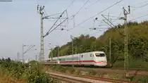 401 077-3  Basel  als ICE 371 (Berlin Ostbahnof-Interlaken Ost) bei Leutersberg 28.9.14