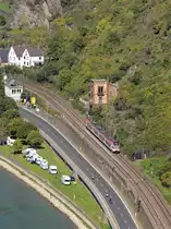 BR 428 unterhalb der Loreley bei St. Goarshausen - 17.09.2014