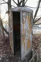 8.12.2011 Ehemaliger Rangierbahnhof Pankow. Hat den kompletten Rückbau überlebt: Alte F-Bude