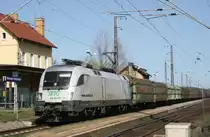 SETG ES 64 U2-101 mit DGS 95541 (Niederg�rne–Cottbus) am 10.04.2011 in W�nsdorf-Waldstadt