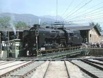 Dampflokfest Selzthal 2003,Ein Gast aus Ungarn,die MAV 424.247
am 08.06.03