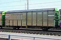 Schiebewandwagen der VR Transpoint,Typ Gbls am Bahnhof Kemi den 22.7.2014