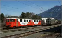 Der MO/TMR ABDe 537 507-6 erbrachte am Ende seiner Lebendauer neben Reservedienst auch Leistungen G�terverkehr. 
Martigny, den 25. Feb. 2009