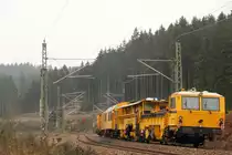SBM 250  Zernsdorf  SCHWEERbau im Frankenwald bei Steinbach am 14.11.2014.
