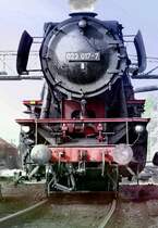 1968,die 023 017 vom Bw Bestwig, zum erg�nzen des Wasser -und Kohlevorrat&acute;s im Bw Hagen Gbf.
Etwa 1970 wurde die Lok auf Z gestellt, anschlie�end ausgemustert.