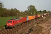 185 279 mit TEC 42904 (Wien-Freudenau–Maschen Rbf) am 21.04.2011 zwischen Bardowick und Radbruch