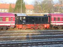 V 36 412 war am 15.01.07 mit 4 M�ller Touristikwagen zum Abdrehen der Rads�tze im RBH Werk Gladbeck