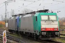 AlphaTrains/Crossrail E186 132 am 7.12.13 abgestellt in Krefeld Hbf.