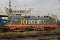 Hectorrail 242.517  Fitzgerald  am 7.12.13 abgestellt in Krefeld Hbf.
