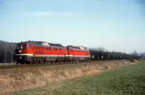   132 056 + 132 107  bei Wutha  24.02.90