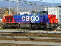 Diesellok Am 843 065-4 Abgestellt im Bahnhofsareal von Yverdon - les Bains am 31.12.2006