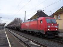185 205 bei einem kurzen zwischen Stopp am 16.12.06 in Mannheim Friedrichsfeld.