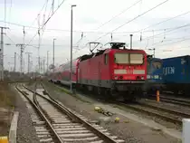 Am 22.11.2014 stand 143 821 in Stendal abgestellt. 