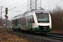 OLA 648 796-0 als RB 43 nach Dorsten unterwegs für NWB durchfährt Gelsenkirchen-Bismarck 20.12.2014