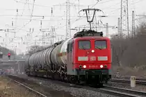 151 052-8 durchfährt Ratingen-Lintorf 20.12.2014