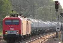 MEG 802 (156 002) und 602 (143 204) in Hochstadt/ Marktzeuln am 23.05.2012.
