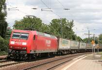 145 056 mit TEC 40098 (Gallarate–Muizen) am 08.07.2011 in Erbach (Rheingau)