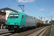 185 609 mit DGS 91197 (Passau Grenze–K�ln Eifeltor) am 08.07.2011 in R�desheim (Rhein)