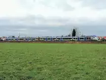 Schwindratzheim : heute habe ich zuverlässig eine Liferung eines neuen Regiolis für due Region Elsass Erwischt. (22/12/2014).