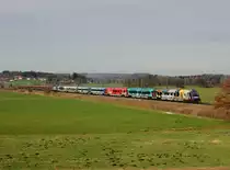 Ein RJ nach Wien am 13.12.2014 unterwegs bei Bernau.