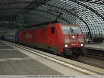 189 048 zieht am 20.01.07 den D 1249 mit Fahrtziel  Saratov 1 P  (Russland) bis Nach Frankfurt(Oder). Die Fahrtzeit betr�gt insgesamt 47 Stunden und 56 Minuten.