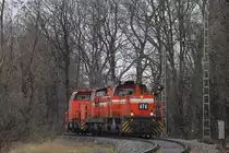 RBH 676,641 und 554 am 25.12.14 in Bottrop.