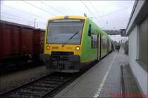 Im neuen Design zeigte sich VT21 der RBG im Herbst 2002 in Plattling.