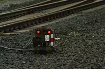 Klein und rot....Rangiersignal Korschenbroich. 19.12.2014