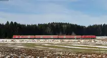 218 435-6 mit dem RE 22304 (Neustadt(Schwarzw)-Rottweil) bei Zollhaus 6.1.15
