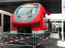 DB Regio BR 631 (PESA Link II) auf der InnoTrans Messe 2014 in Berlin am 26.09.2014