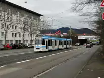 RNV MGT6D 3265 am 10.01.15 in Heidelberb auf der Linie 22 
