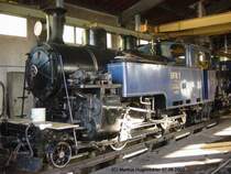 DFB HG 3/4 1  Furkahorn  im Depot in Realp DFB am 07.06.2003