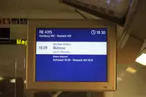 RE 4315(Hamburg-Rostock)n�chster Halt war B�tzow mit bisschen Versp�tung.17.01.2015