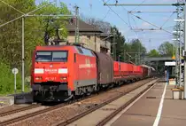 152 113-7 DB Schenker in Hochstadt/ Marktzeuln am 04.05.2012.