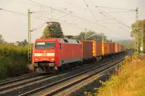 152 157-4 DB Schenker bei Staffelstein am 25.09.2011.