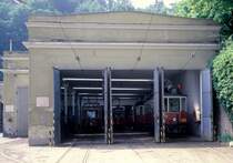 Innsbruck IVB Betriebshof Bergisel am 14. Juli 1978.