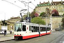 Be 4/8 834 auf der Place Neuve (28. April 2002)