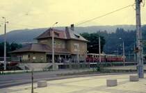 Innsbruck Stubaitalbahnhof am 14. Juli 1978.