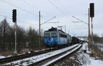 363 527-3 zu sehen am 01.02.15 bei Jindřichov.