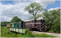L45H-070 auf der Fahrt von Stainz nach Preding am 10.5.2014 in Wohlsdorf kurz vor dem Bahnhof Preding aufgenommen.