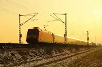 101 131-1 DB bei Reundorf am 06.02.2015.